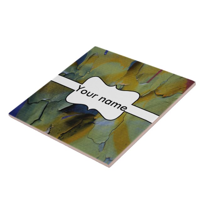 Peeling paint ceramic tile (Side)