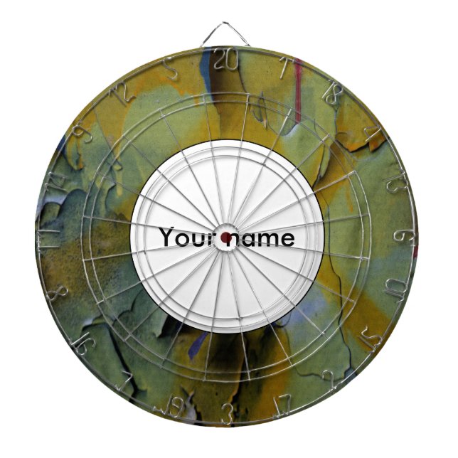 Peeling paint dartboard (Front)