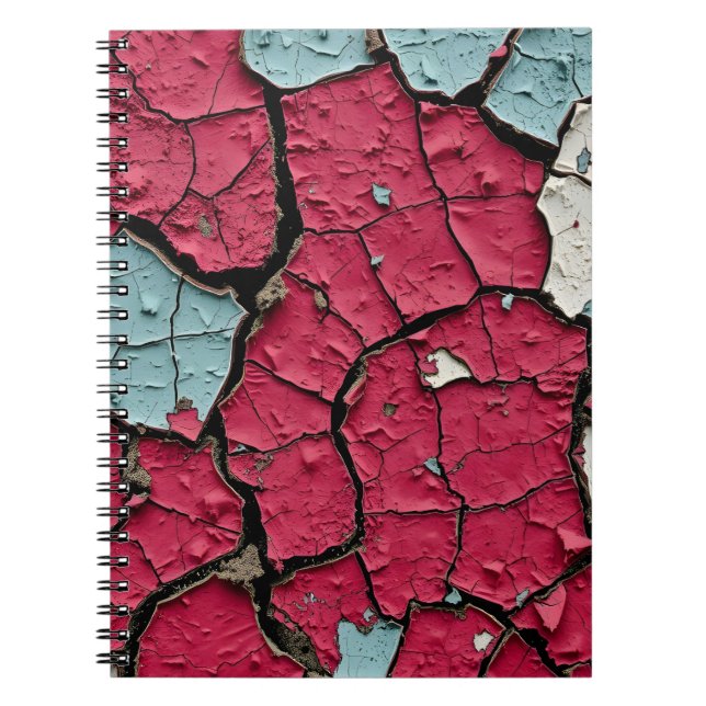 Peeling Paint Layers Notebook (Front)