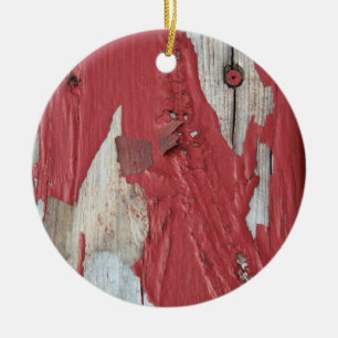 Peeling Paint Ornament