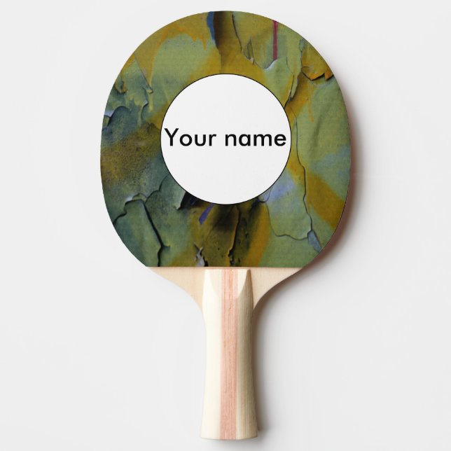 Peeling paint ping pong paddle (Front)