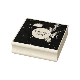 Peeling paint rubber stamp