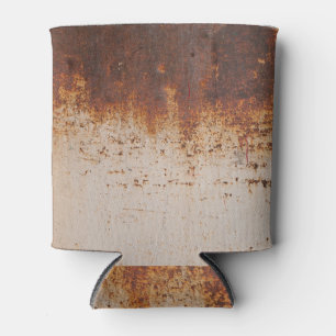Peeling paint, rusty wall texture. can cooler