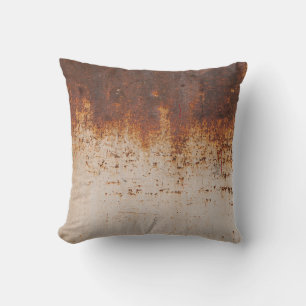Peeling paint, rusty wall texture. cushion