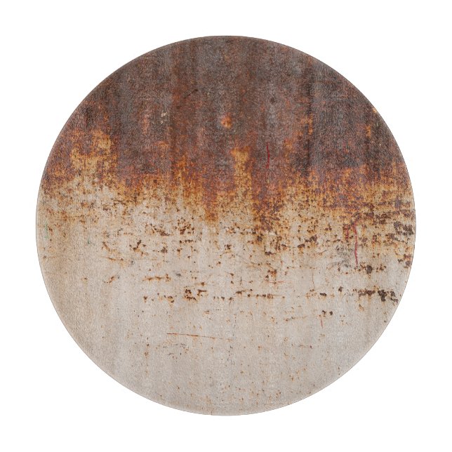 Peeling paint, rusty wall texture. cutting board (Front)