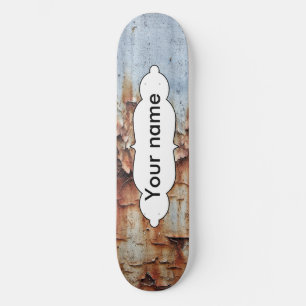 Peeling paint texture skateboard