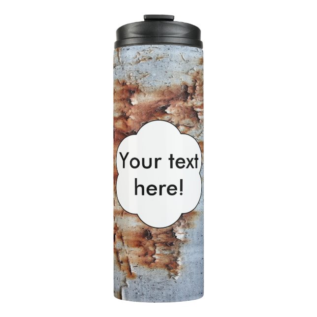 Peeling paint texture thermal tumbler (Front)