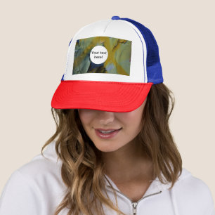 Peeling paint trucker hat