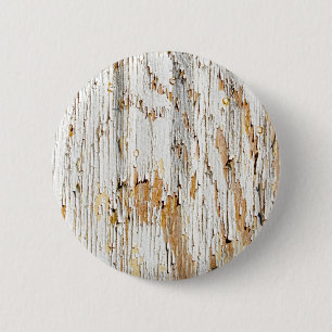 Peeling White Paint Abstract 6 Cm Round Badge