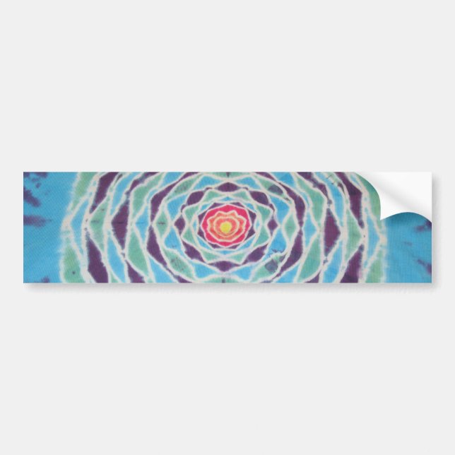 Peep Hole Mandala Tie Dye Sticker (Front)