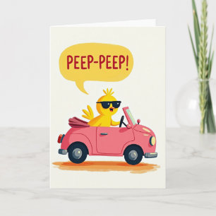 Peep Peep Fun Bird Ride Card