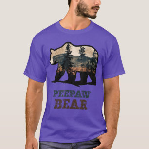PeePaw Bear Vintage Retro Funny PeePaw gift girl g T-Shirt