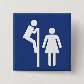 Peeper 15 Cm Square Badge