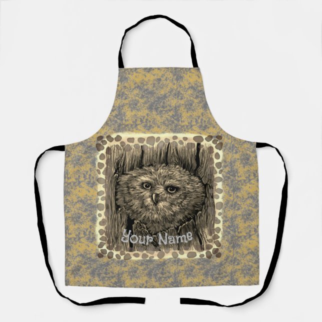 Peeper Owl  Apron (Front)