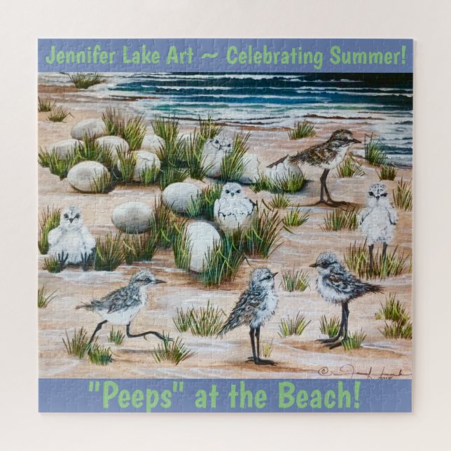 Peeps at the Beach Puzzle (Horizontal)