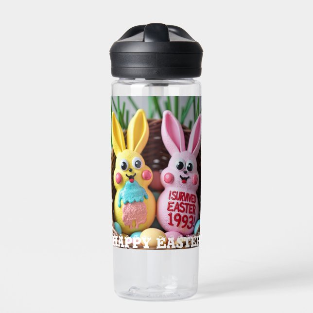 Peeps Gone Wrong" Sticker Sheet – 90s Easter Fail  Water Bottle (Front)