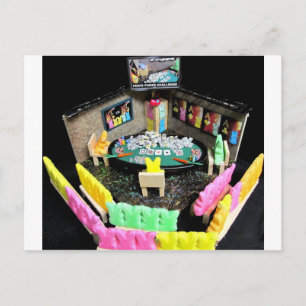 PEEPS POKER HEADS UP CHAMPIONSHIP POSTCARD
