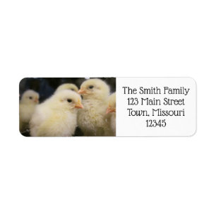 Peeps Return Address Label