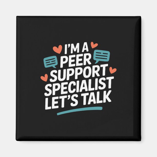 Peer Coach Peer Support, Peer Support Specialist _ Magnet (Front)