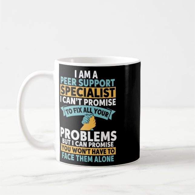 Peer Support Specialist Pss Funny Peer Support Spe Coffee Mug (Left)