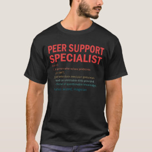 Peer Support Specialist Solves Problems Vintage T-Shirt
