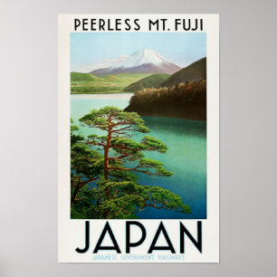 Peerless Mt. Fuji - 1930s Japan Travel Poster