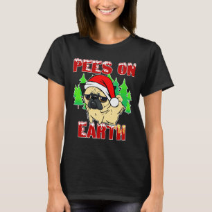 Pees on Earth Pug Classic 517 T-Shirt