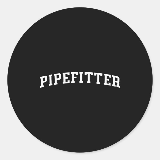 Pefitter  classic round sticker (Front)
