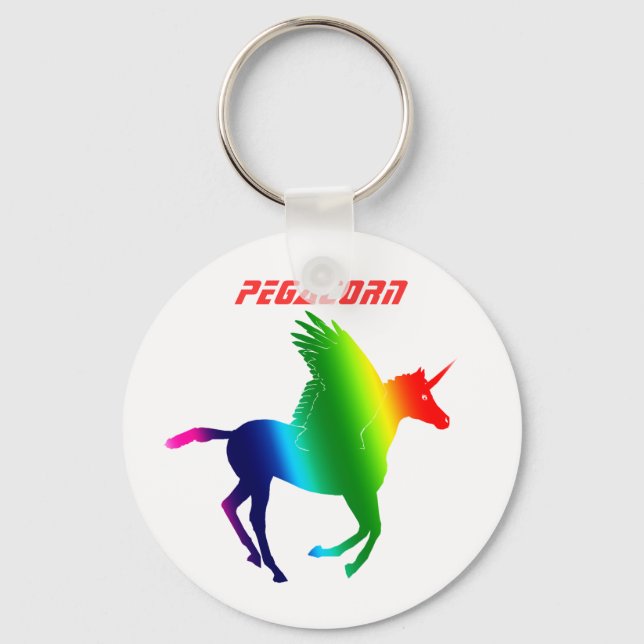 " PEGACORN " KEY RING (Front)