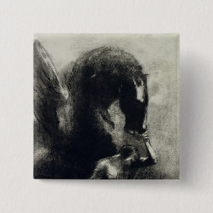 Pegasus 15 Cm Square Badge