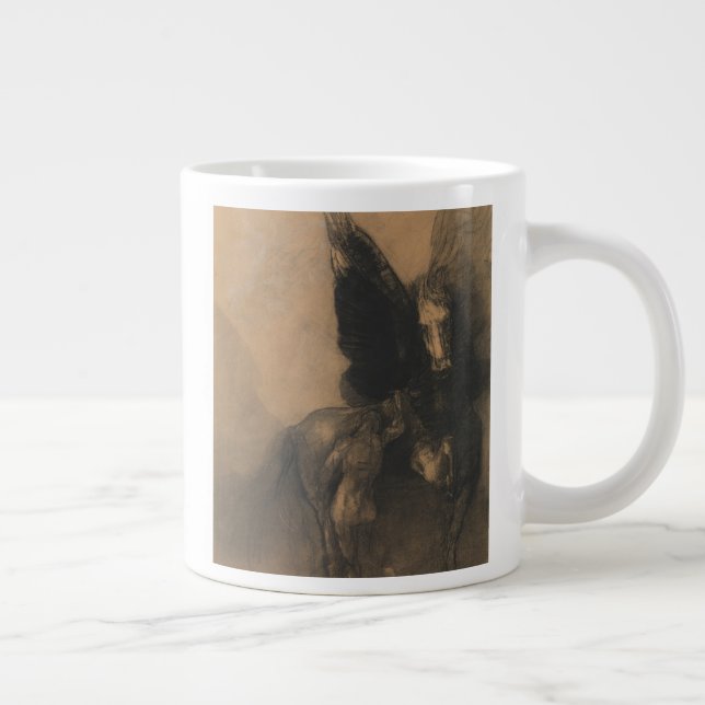 Pegasus and Bellerophon Large Coffee Mug (Right)