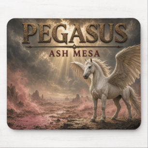 Pegasus Ash Mesa Dark Realism Mouse Pad