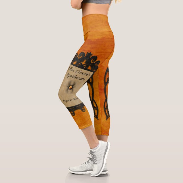 Pegasus Blood Capri Leggings (Left)