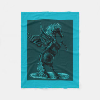 PEGASUS BLUE FLEECE BLANKET