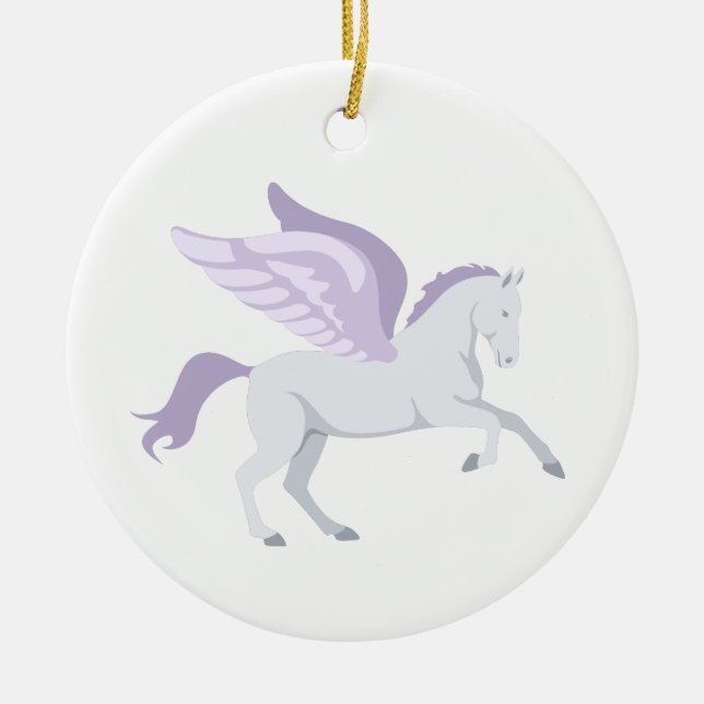 Pegasus Ceramic Ornament (Front)
