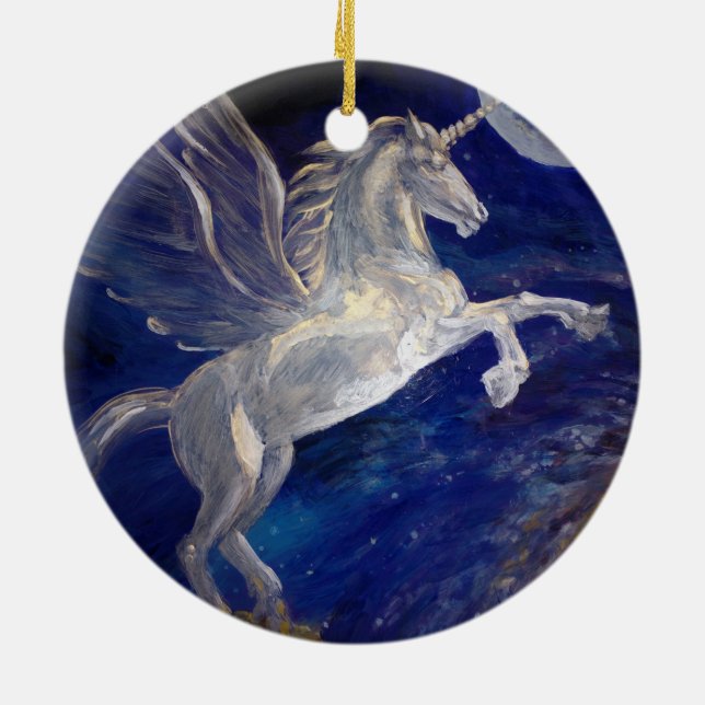 Pegasus Ceramic Ornament (Back)