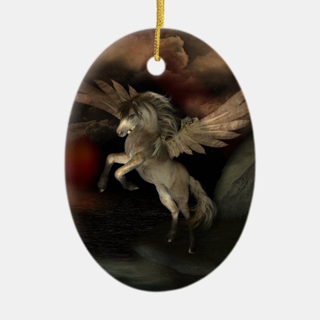 Pegasus Custom Ornament (Front)