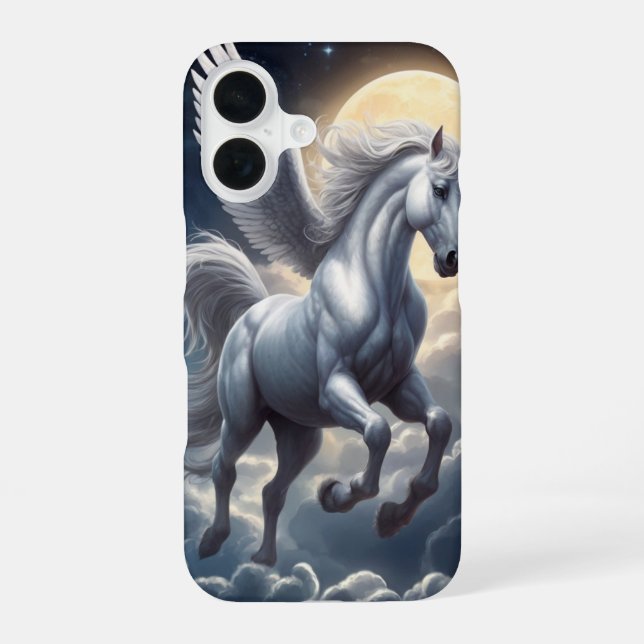 Pegasus Flight iPhone 16 Case (Back)