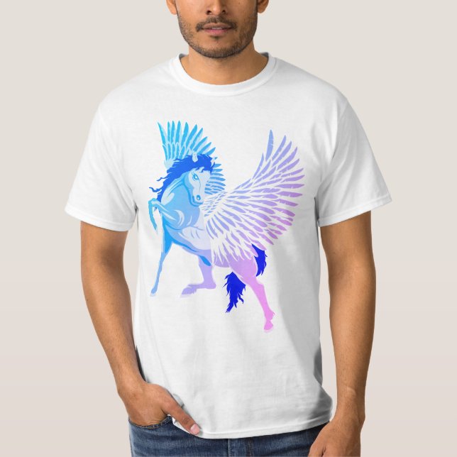 Pegasus Greek Mythology Winged Horse T-Shirt (Front)