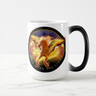 Pegasus Horse "LEAD WITH THE LIGHT" Magic Mug