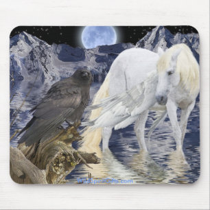 PEGASUS II (& Raven) Fantasy Collection Mouse Pad