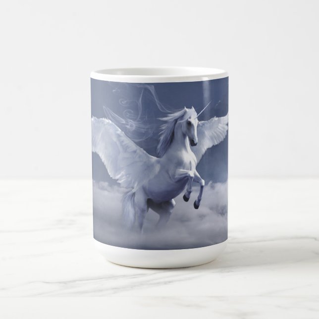 Pegasus in flight      coffee mug (Center)