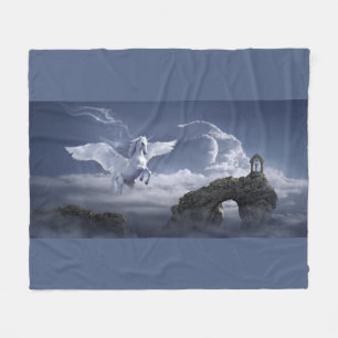 Pegasus in Flight   Fleece Blanket