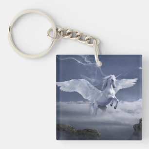 Pegasus in flight       key ring