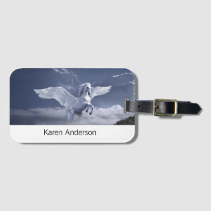 Pegasus in Flight Luggage Tag