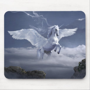 Pegasus in flight mouse pad