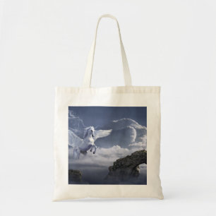 Pegasus in flight tote bag