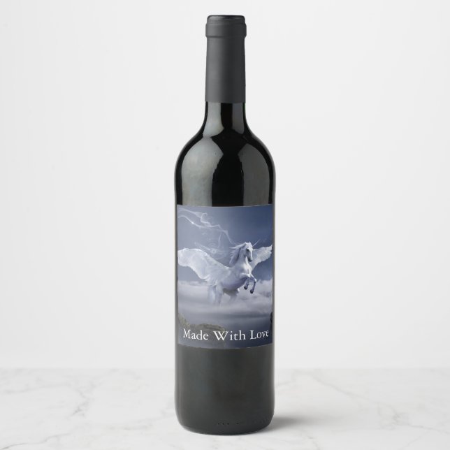 Pegasus in Flight  Wine Label (Front)
