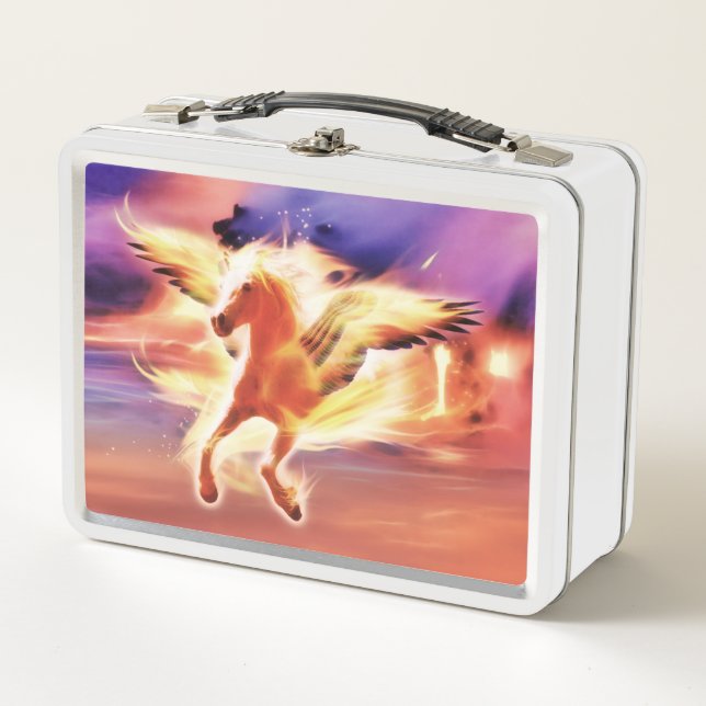 PEGASUS LEAD WITH THE LIGHT METAL LUNCH BOX (Front)