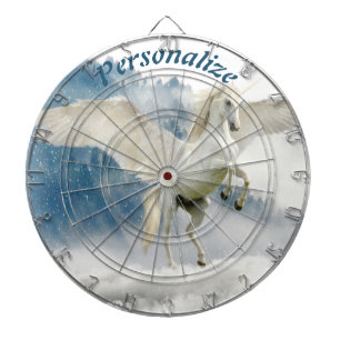 Pegasus Mythical Unicorn Flying Horse Dartboard